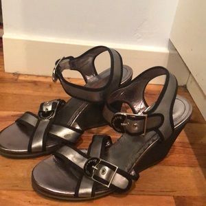 Betsey Johnson Betseyville Silver Sandals